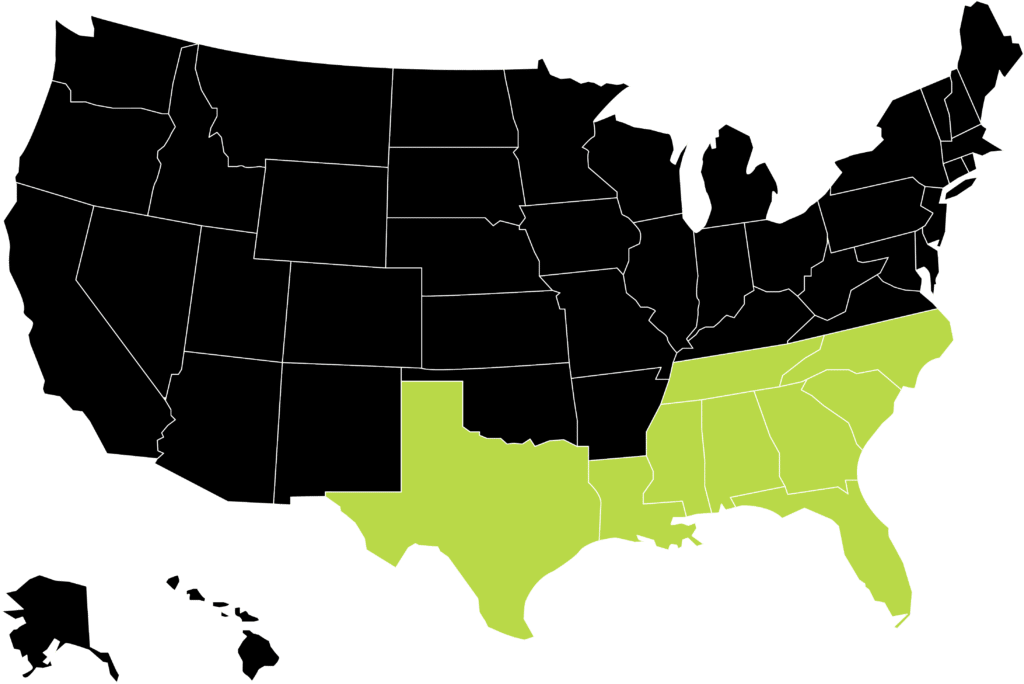 McMichael Waste Services service area map